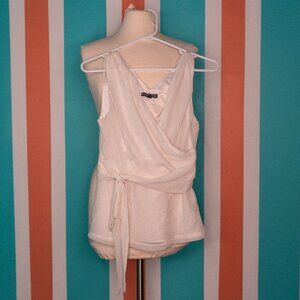 Express Tied White Blouse